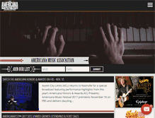 Tablet Screenshot of americanamusic.org